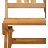  Vanjske bistro stolice 4 pcs Prirodna 40 x 42 x 85 cm | shoptok.hr