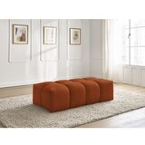 Bobochic Paris Opečnato oranžen tabure iz tkanine bouclé Everest – | Shoptok.si