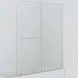  Sklopiva vrata za tuš-kabinu s 2 ploče ESG 120 x 140 cm | shoptok.hr