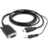 Gembird A-HDMI-VGA-03-6 HDMI na VGA sa audio kablom 1,8 m Cene