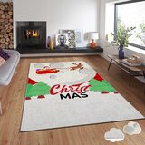 Conceptum Hypnose tepih s novogodišnjim motivima Asr-Crpt-93, Pravougaoni, 120 x 180 cm, Šareni | Eponuda.ba