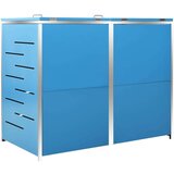  Spremište za dvije kante za smeće 138 x 77 5 x 115 5 cm čelično | shoptok.hr