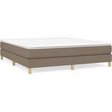  Za krevet s oprugama smeđesivi 180x200 cm od tkanine | shoptok.hr