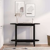  Konzolni stol crni 110 x 40 x 80cm od masivne borovine | shoptok.hr
