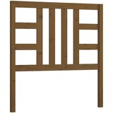  Posteljno vzglavje medeno rjavo 81x4x100 cm trdna borovina, (20643957) | Shoptok.si