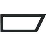  Nosači polica za Lavabo - Umivaonik 2 kom crni trapezni čelični | shoptok.hr