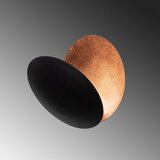 Opviq lights Crna/u bakrenoj boji LED zidna lampa ø 25 cm Yosma – | shoptok.hr