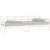  Dnevni ležaj bijeli 80 x 200 cm od masivne borovine | shoptok.hr