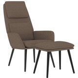  Stol za sproščanje s stolčkom taupe blago, (20934775) | Shoptok.si