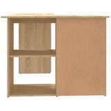  Kotna pisalna miza sonoma hrast 145x100x76 cm iverna plošča, (20608943) | Shoptok.si