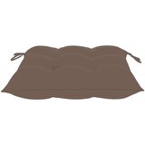  Jastuci za stolice 4 kom smeđesivi 50x50x7 cm od tkanine Oxford | shoptok.hr