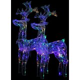  Božični severni jelen 2 kosa 60x16x100 cm iz akrila, (20707829) | Shoptok.si