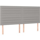  Krevet box spring s madracem LED svjetlosivi 160x200 cm tkanina | shoptok.hr