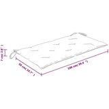  Jastuk za vrtnu klupu višebojni 100 x 50 x 7 cm tkanina Oxford | shoptok.hr
