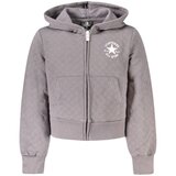 Converse Dječja Siva Hoodie s Patentnim Zatvaračem | shoptok.hr