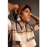 Defacto Regular Fit Hooded Plaid Long Sleeve Shirt | shoptok.hr