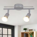 Nettlife Nastavljiva LED stropna svetilka GU10, stropna svetilka, 2 žarnici, industrijska, dnevna soba, (22116687) | Shoptok.si