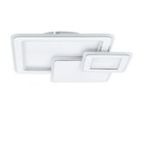 Eglo led stropna svjetiljka mentalurgia (12 w, srebrna, boja svjetla: topla bijela) | shoptok.hr