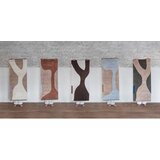 Mette Ditmer Denmark Bijeli/smeđi periv pamučan tepih 50x80 cm Figura – | shoptok.hr