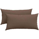 vidaXL Blazine za kavč 2 pcs Rjava 80 x 40 cm blago | Shoptok.si