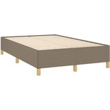  Krevet s oprugama i madracem smeđesivi 120 x 190 cm od tkanine | shoptok.hr