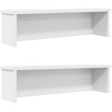  Kuhinjski stalci koji se mogu složiti 2 kom bijeli 50x15x16 cm | shoptok.hr