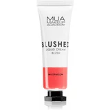 MUA Makeup Academy Blushed Liquid Blusher tekuće rumenilo nijansa Watermelon 10 ml