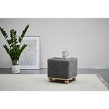 XORA TABURE, les, tekstil, leseni material siva | Shoptok.si