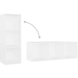 TV ormarići 4 kom bijeli 107 x 35 x 37 cm od iverice | shoptok.hr