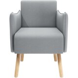  Naglasna stolica Svjetlosiva Tkanina | shoptok.hr