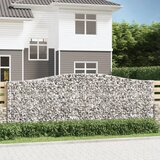  Lučne gabionske košare 10kom 400x30x140/160cm pocinčano željezo | shoptok.hr