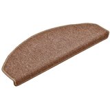  Prostirke za stepenice 15 kom 65x24x4 cm Smeđe poluokrugle velike | shoptok.hr