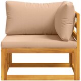  Kauč sa sjedećnicama u kutu 100 % poliester Solid-Acacia | shoptok.hr