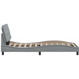  Okvir za krevet bez madraca svjetlosivi 90x190 cm od tkanine | shoptok.hr
