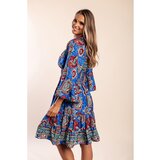Fenzy Mini Haljina S Uzorkom, Kraljevsko Plava | shoptok.hr