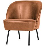 BePureHome Konjak rjav fotelj iz recikliranega usnja Vogue | Shoptok.si