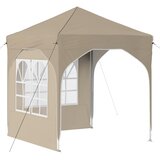 vidaXL Zložljivi šotor za zabave 192 x 192 x 245 cm Krem, (5000218888) | Shoptok.si