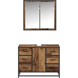  Set namještaja za kupaonicu 2 kom. Staro drvo 80 x 33 x 60 cm | Shoptok.si