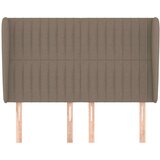  Uzglavlje s ušima smeđesivi 147x23x118/128 cm od tkanine | shoptok.hr