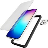 Tech 21 zaščitni set - ovitek, zaščitno steklo Impact, steklo za kamero - za Apple iPhone 15 Plus - Črna | Shoptok.si