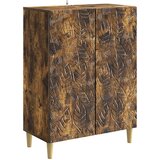 vidaXL Strani šal Dimljen hrast 66 x 34,5 x 90 cm Inženirski les, (5000253300) | Shoptok.si