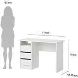 MID.YOU PISALNA MIZA leseni material bela | Shoptok.si