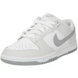 Nike Sportswear Niske tenisice 'Dunk Retro' svijetlosiva / bijela