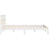  Posteljni okvir bel iz borovine 140x190 cm, (20647295) | Shoptok.si