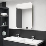  LED kupaonski ormarić s ogledalom boja hrasta 60 x 11 x 80 cm | shoptok.hr