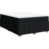  Krevet s oprugama i madracem crni 160x200 cm od tkanine | shoptok.hr