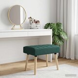  Klupa s utorima Tamnozelena 60 x 40 x 45 cm Tkanina | Eponuda.com