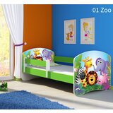  Dječji krevet ACMA s motivom, bočna zelena 180x80 cm | shoptok.hr