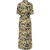 JDY Košulja haljina 'NILE' boja devine dlake (camel) / svijetlobež / zelena / crna | shoptok.hr