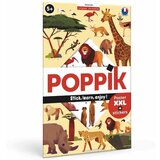 Poppik Edukativni poster s nalepnicama Otkrića Savana 5+ Cene